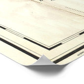 1885 De Witt Alexander Wall Map of Maui，ハワイ ポスター (角)