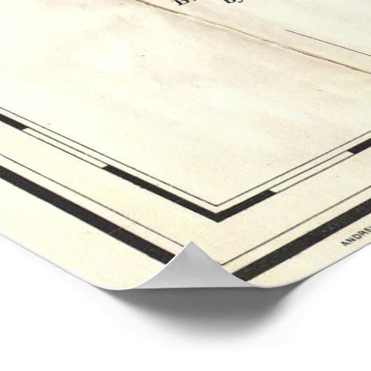 1885 De Witt Alexander Wall Map of Maui，ハワイ ポスター (角)