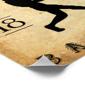 1886ウィリアムスポーツペンシルバニア野球 ポスター (角)