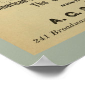 1886ヴィンテージサイクリングマガジン広告アートポスター ポスター (角)