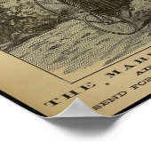 1886ヴィンテージサイクリングマガジン広告アートポスター ポスター (角)