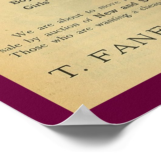 1886ヴィンテージハイホイーラーマガジン広告アートポスター ポスター (角)