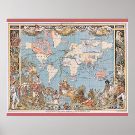 1886年のイギリス帝国 ポスター