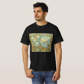 1886年イギリス帝国古地図 Tシャツ (正面フル)