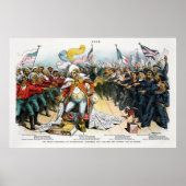 1886年パックの海賊の出版社センターフォールド ポスター (正面)