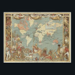 1886年皇連 | ウォルタークレーン ポスター<br><div class="desc">帝国連邦、世界地図ウォルター・クレーンによる1886年のイギリス帝国の広がりを示す1886年のイギリス帝国議会の地図は、植民地時代の権力の高さにおけるイギリス帝国の広大さを示す詳細かつ視覚的な地図である。この地図は、英国統治下の領土を世界に浮き彫りにしのまわりにて、帝国領土の複雑なイラストや帝国の象徴、英国の影響力の表現を含む。この作品は漫画と要素を組み合わせ芸術的、イギリス帝国の世界的なリーチと支配力を強調している。クレインの色と装飾鮮やかの使用は縁ど、雄大さと帝国のプライドの感覚を伝えるとともに、19世紀後半の世界の歴史的な視点を提供すユニークる。デザインツールを使用してイメージのカスタム文字を追加したり、イメージをカスタマイズする。</div>