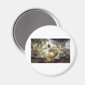 1886年頃のマルタとマリアとのキリスト マグネット (正面/裏面)