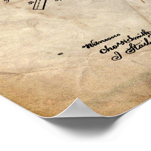 1886顕微鏡特許 ポスター (角)