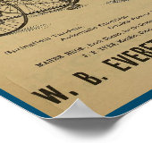 1886 Vintage Bicycle Magazine Ad Art Poster ポスター (角)