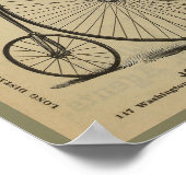 1887ヴィンテージサイクリングマガジン広告アートポスター ポスター (角)