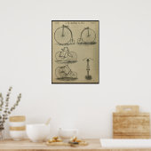 1887ヴィンテージビクター自転車誌アドアートポスター ポスター (キッチン)