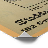 1887ヴィンテージラッジ自転車誌アドアートポスター ポスター (角)