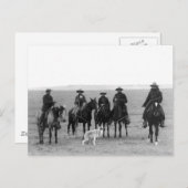 1887年のグレオウルフの群れ ポストカード (正面/裏面)