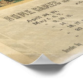 1887年のポログラウンド野球場 ポスター (角)