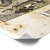 1887年イーグルパステキサス州の鳥瞰図 ポスター (角)