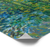 1887年ビンセント・ヴァン・ゴッホによる森の道 ポスター (角)