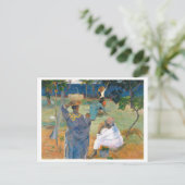 1887年マルティニークのマンゴーの木々、ポール・ゴーギャン ポストカード (スタンド正面)