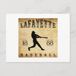 1888ラファイエットインディアナ野球 ポストカード