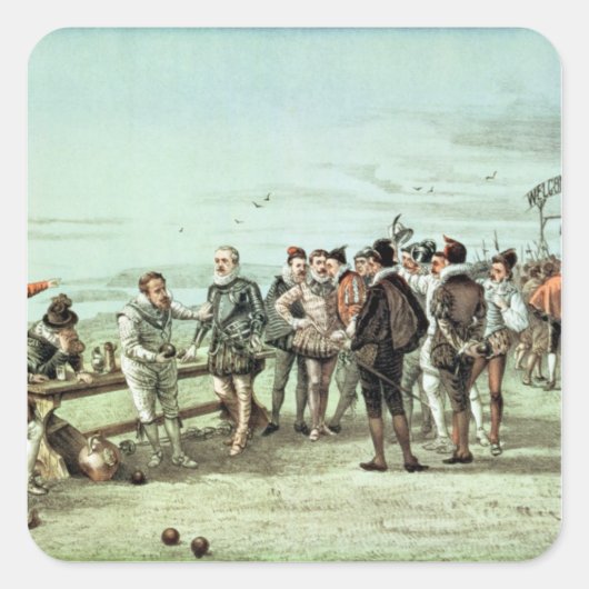 1888年のアルマダの姿 スクエアシール (正面)