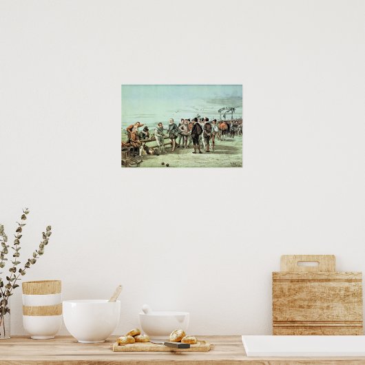 1888年のアルマダの姿 ポスター (キッチン)