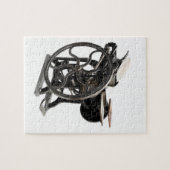 1888年のアンティークパズル ジグソーパズル (横)