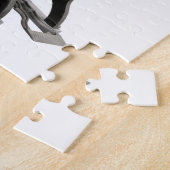 1888年のアンティークパズル ジグソーパズル (側面)