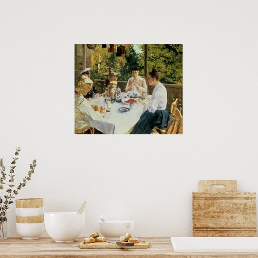 1888年の茶席 ポスター (キッチン)