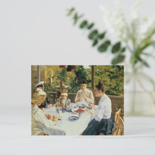 1888年の茶席 ポストカード (スタンド正面)