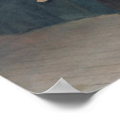 1888年、クリニックで待つ ポスター (角)