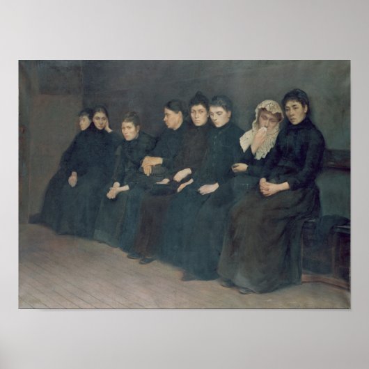 1888年、クリニックで待つ ポスター (正面)