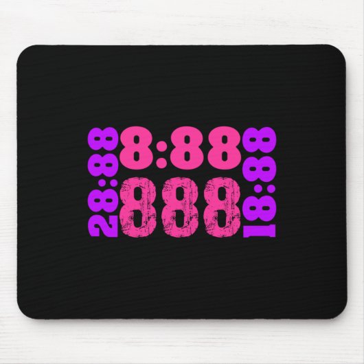 1888.888エンジェル番号888 マウスパッド (正面)