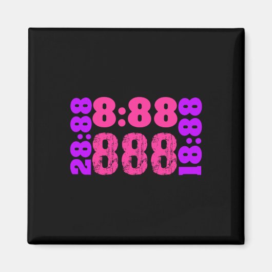 1888.888エンジェル番号888 マグネット (正面)
