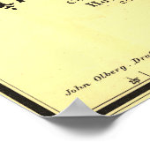 1889インディアン圏地図 ポスター (角)