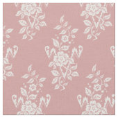 1889フローラ、ピンク ファブリック (クローズアップ)