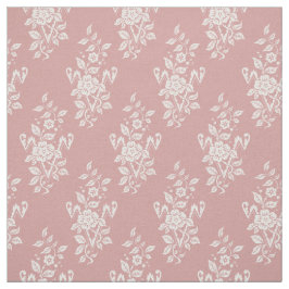 1889フローラ、ピンク ファブリック