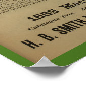 1889ヴィンテージサイクリングマガジン広告アートポスター ポスター (角)