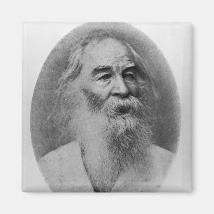 1889年に撮影されるウォルト・ホイットマン マグネット