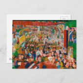 1889年のブリュッセルへのキリストの入り口 ポストカード (正面/裏面)