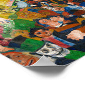 1889年のブリュッセルへのキリストの入会 ポスター (角)