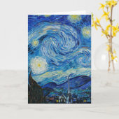 1889年の星の夜ヴィンセント・ヴァン・ゴッホ カード (黄色い花)