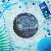 1889年の星空の夜ヴィンセント・ヴァン・ゴッホ ペーパープレート (パーティー)