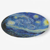 1889年の星空の夜ヴィンセント・ヴァン・ゴッホ ペーパープレート (アングル)
