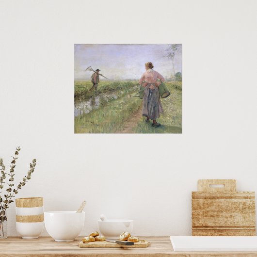 1889年の朝 ポスター (キッチン)