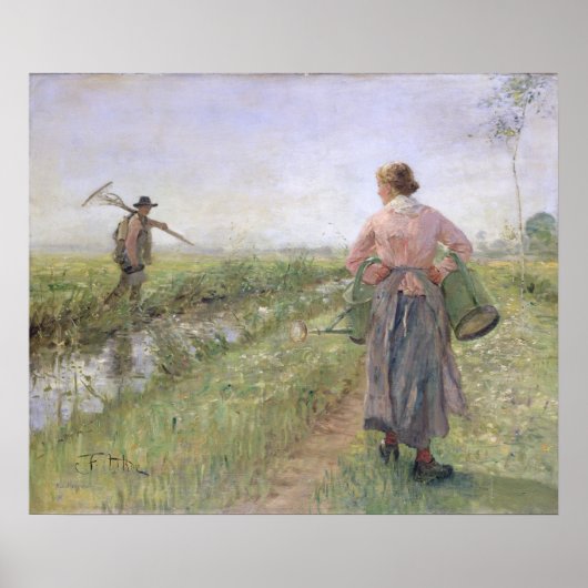 1889年の朝 ポスター (正面)