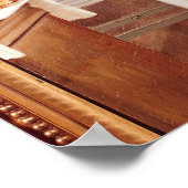 1889年の病院での訪問の日 ポスター (角)