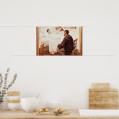 1889年の病院での訪問の日 ポスター (キッチン)