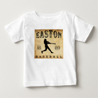 1889年のEastonニュージャージーの野球 ベビーTシャツ