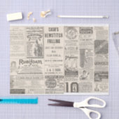 1889年新聞広告 薄葉紙 (クラフト)