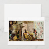 1889年日本の帝国 ポストカード (正面/裏面)