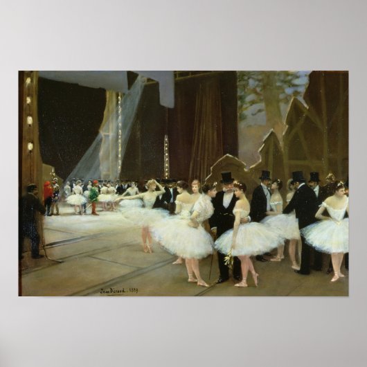 1889年、オペラハウスの翼で ポスター (正面)